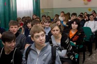 Первая встреча со школьниками Назарово