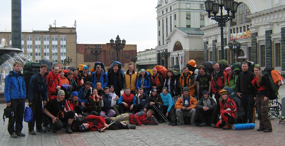 Все участники походов в районе Мунку-Сардык