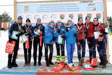 Первое место женской сборной России