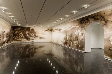 «Одиссей» Цай Гоцяна - 2010 г., порох, бумага, краски. Музей изящных искусств, Хьюстон